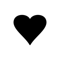 Heart icon vector isolated on white background. Heart vector icon. Like icon vector. Love