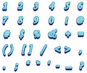 Alphabet Numbers and Symbols