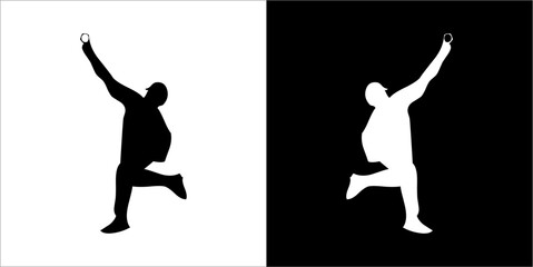 Illustration vector graphics of baseball icon