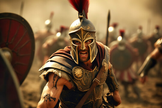 Achilles fighting in the Trojan War - Greek mythology and history