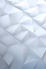 a white surface with many triangles