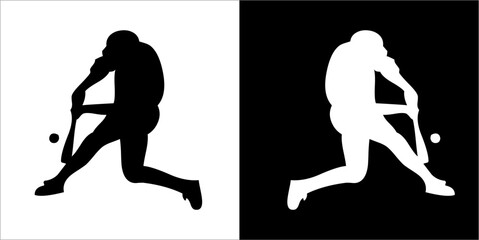 Illustration vector graphics of baseball icon