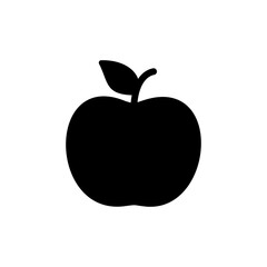 Apple icon vector isolated on white background. Apple vector icon.
