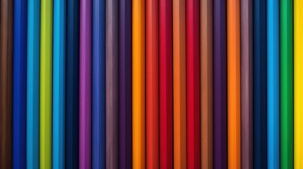 a group of colored pencils - obrazy, fototapety, plakaty