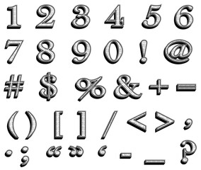 Alphabet Numbers and Symbols
