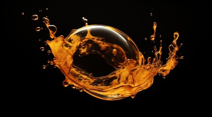 a close up of a liquid