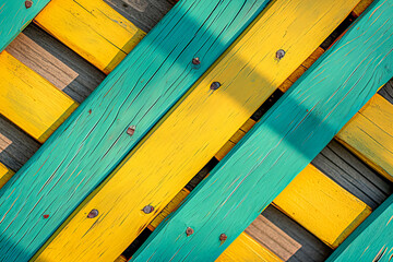 Abstract composition of wood, with vibrant colors that highlights the colors and textures...