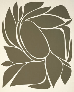 Minimal Abstract Floral Design