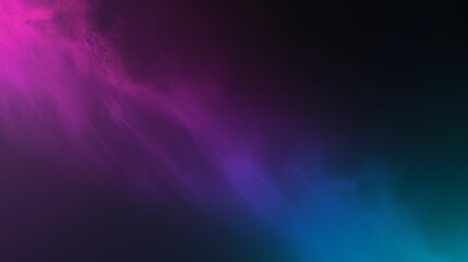 Blue and Purple Swirling Abstract Background on Black