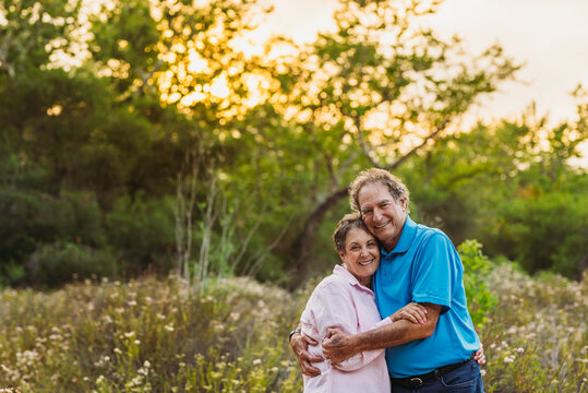Traditional Portrait of Senior Couple