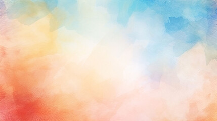 Abstract background and texture drawing with a watercolor. AI Generative