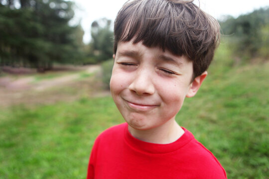 Young Boy Laughing