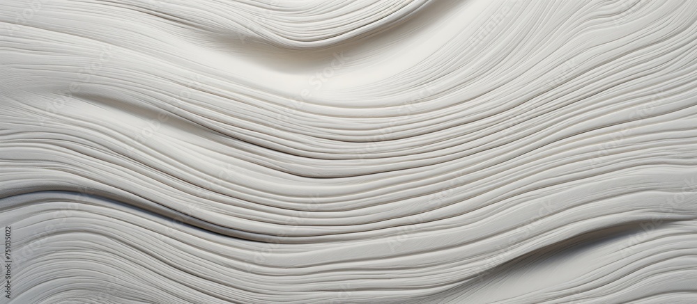 Poster the white wall is adorned with intricate wavy lines, creating a visual symphony of texture and desig
