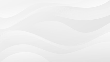 Abstract white Background with Wavy Shapes. flowing and curvy shapes. This asset is suitable for website backgrounds, flyers, posters, and digital art projects.