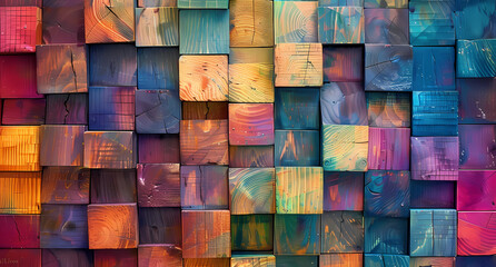 decorative multicolor blocks