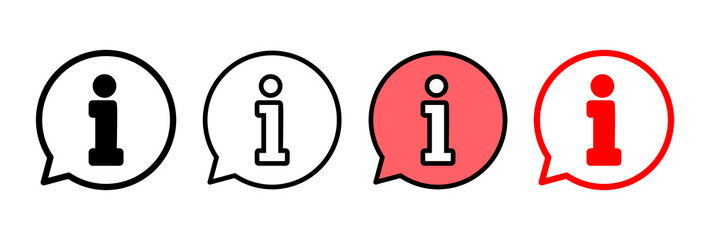 Information sign icon vector illustration. about us sign and symbol. question mark icon