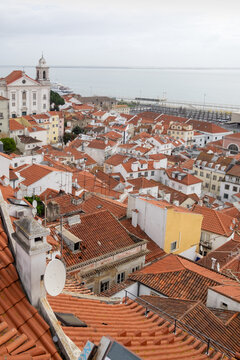 View of Lisbon downtown