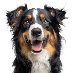 smiling dog faceisolated on transparent background, element remove background, element for design - animal, wildlife, animal themes