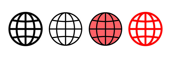Web icon vector illustration. go to web sign and symbol. web click icon. Global search icon