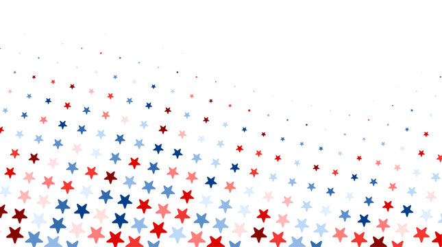 Gradual Patriotic Star Fade
