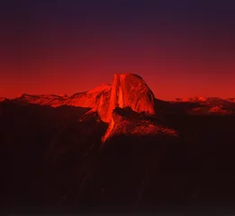 Selbstklebende Fototapete Half Dome Half Dome in Yosemite National Park, California, USA, UNESCO World Heritage Site