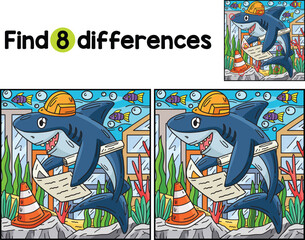 Engineer Shark Find The Differences