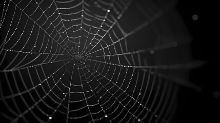 Intricate spider web