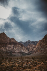 Rock Formation in the Desert with Sky