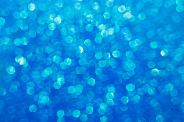Abstract Blue Bokeh Background Texture