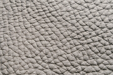 Gray Leather Texture Close-up Photograph