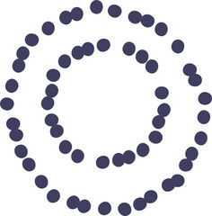 Abstract Dotted Circle