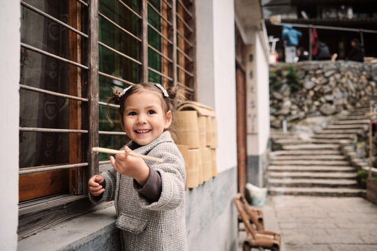 Kid playing