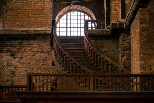 "Ascending Antiquity: The Staircase of Hagia Irene
