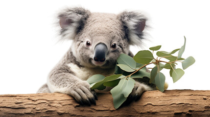 Eucalyptus Comforter on Transparent Background