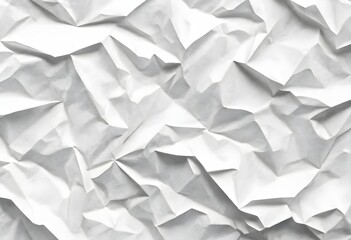 view of white crumpled paper