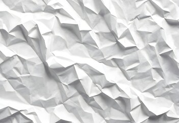 view of white crumpled paper