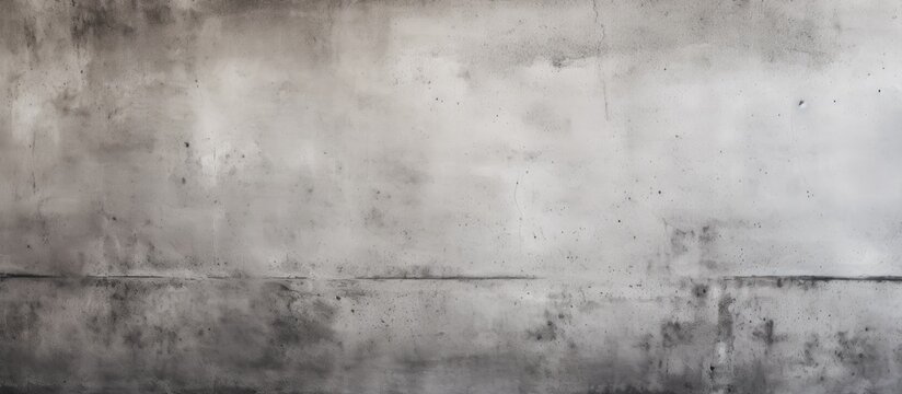 The black and white image depicts a textured cement surface of a wall, showcasing a loft style background. The concrete texture is visible along with traces of dirt and polished cement elements.