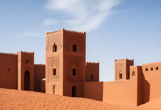 Historical buildings in morocco