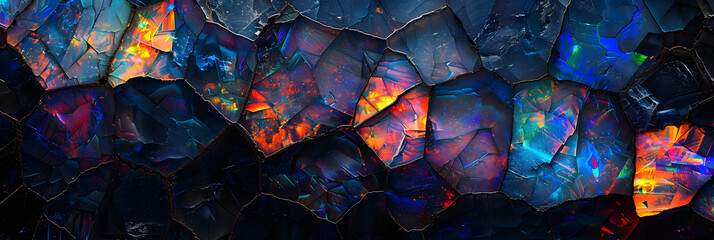 Black opal texture