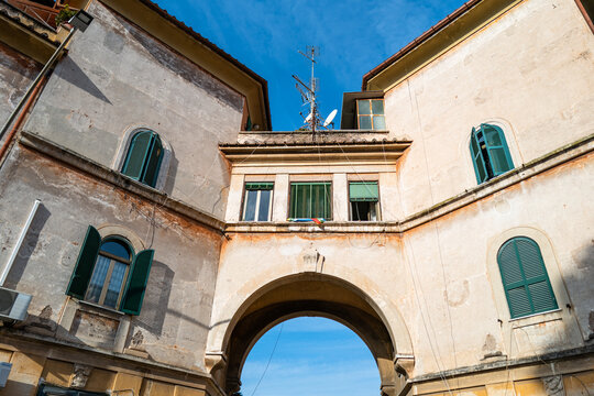 Buildings at Garbatella in Rome