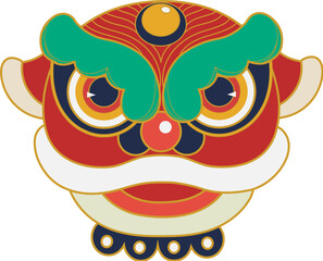 lion dance mask