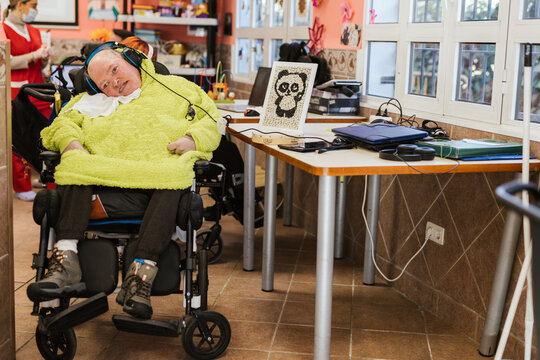 portrait of a man with huntington's disease