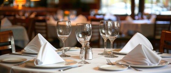 Classy and pleasant restaurant dining tables arrangement