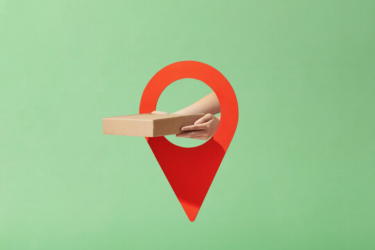deliver parcels to customers at pin locations