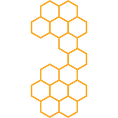 Honeycomb Line Shape