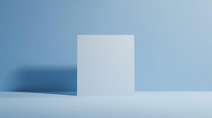 White Square Object on Table