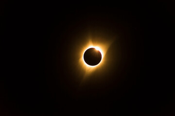 Corona Appearing During a Solar Eclipse