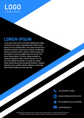  Layout Flyer Brochure Poster  Banner Background design vector