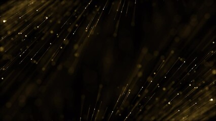 Particles bokeh abstract gold event awards trailer titles cinematic concert openers luxury celebration background loop
