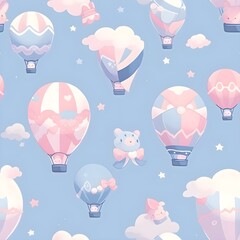 Ballooning Buddies: A Repeating Pattern
